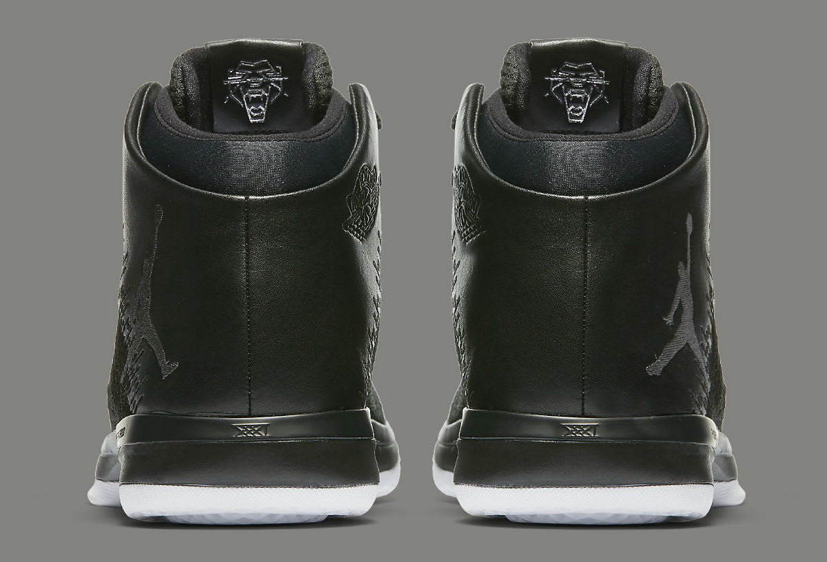 Air Jordan 31 Black Cat Release Date Heel 845037-010
