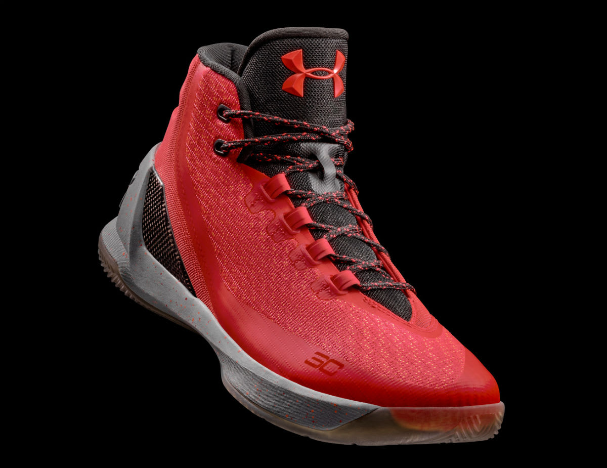 Under armour curry on sale 3 red