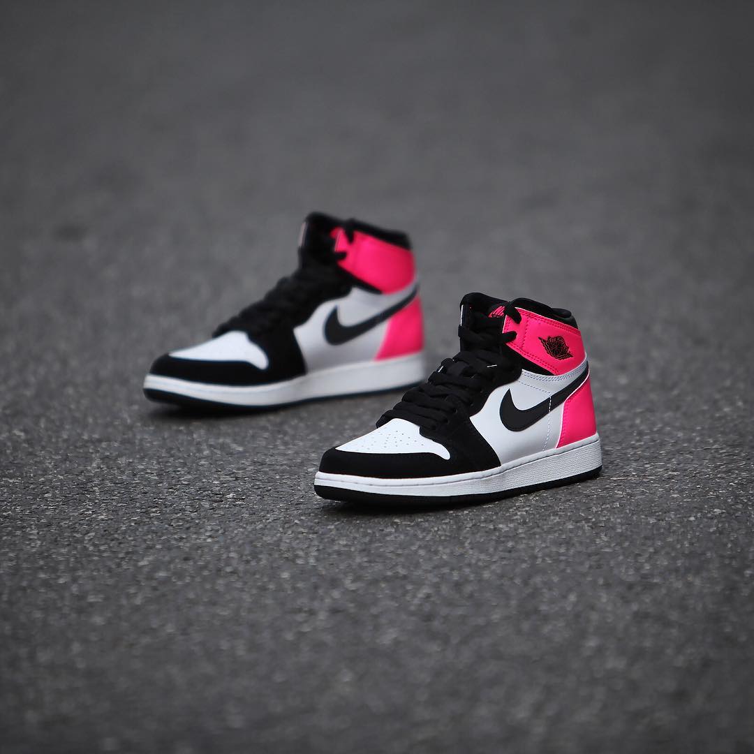 Air Jordan 1 Valentine&#x27;s Day Black Pink Release Date 3M 881426-009 (5)