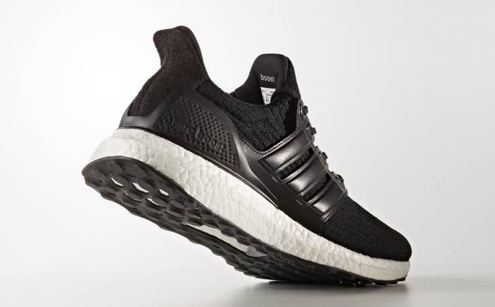 Black Adidas Ultra Boost Leather Cage BA8924 Back