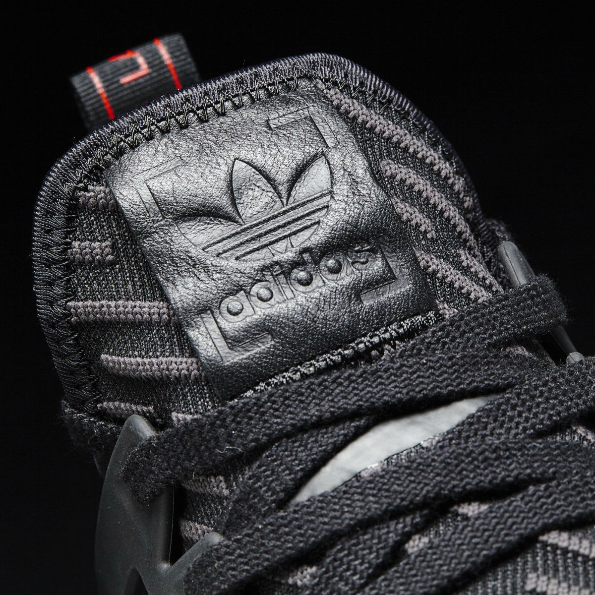 Adidas NMD XR1 Triple Black Release Date Tongue BA7214