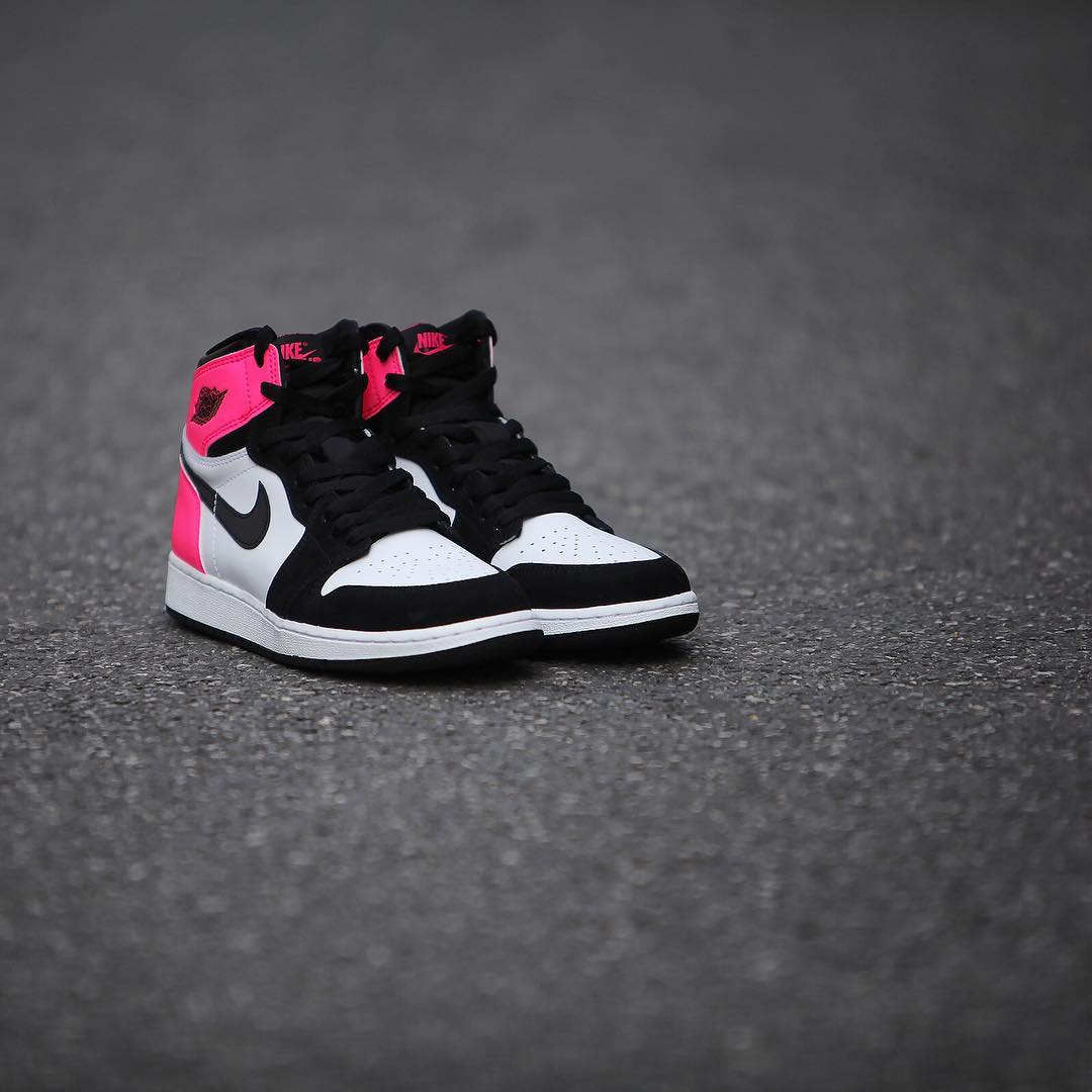 Air Jordan 1 Valentine&#x27;s Day Black Pink Release Date 3M 881426-009 (4)