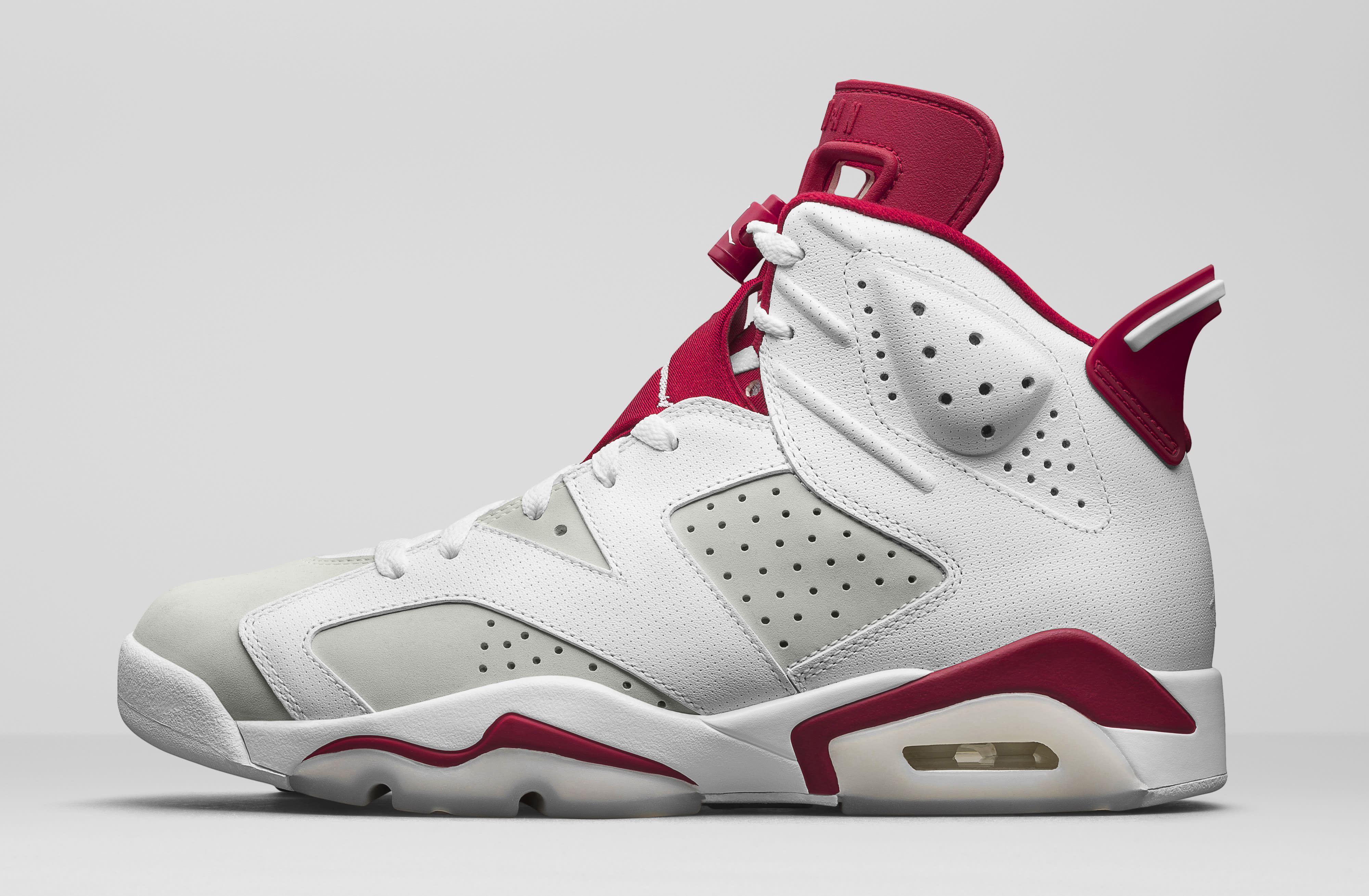 Red white and hot sale gray jordan 6