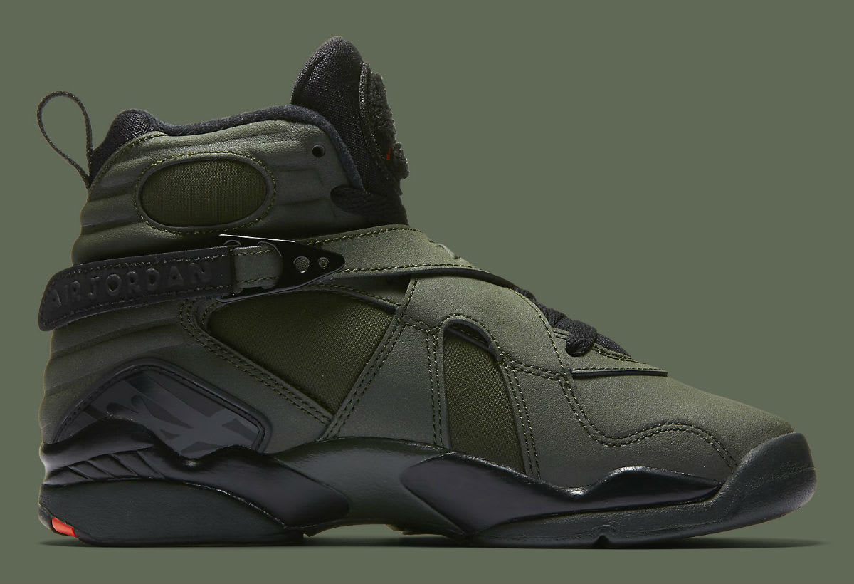 Jordan 8 sale olive green