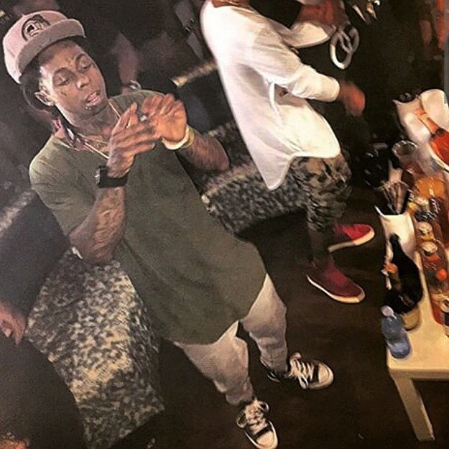 Lil&#x27; Wayne wearing Converse Chuck Taylor All Star