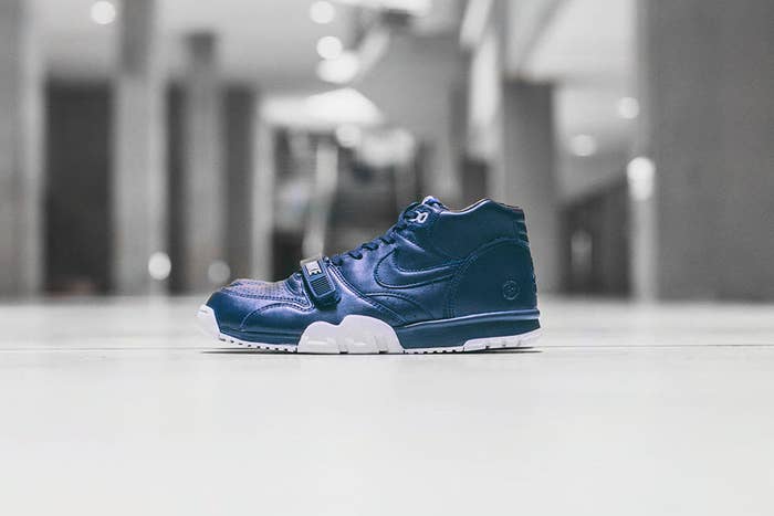 fragment design x Nike Air Trainer 1 US Open Navy (1)