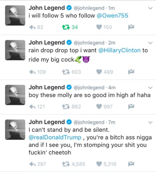 john legend twitter hack