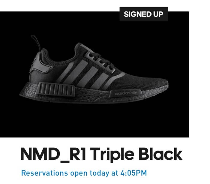 Triple Black NMD Restock