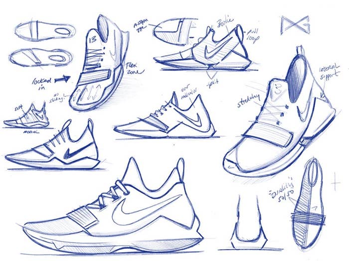 Nike PG1 Sketches