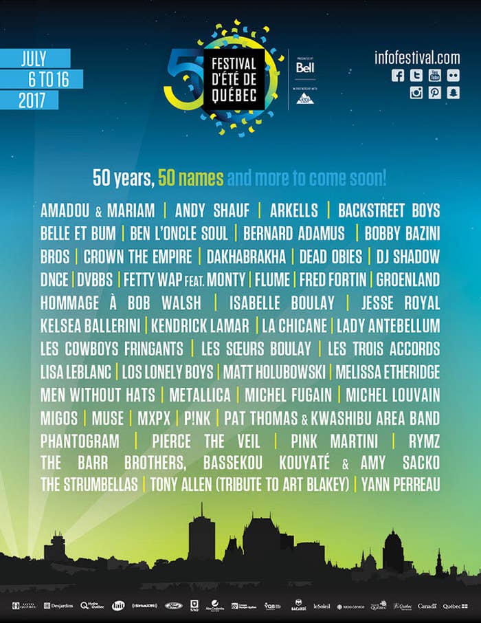 Festival D'ete Quebec City 2017