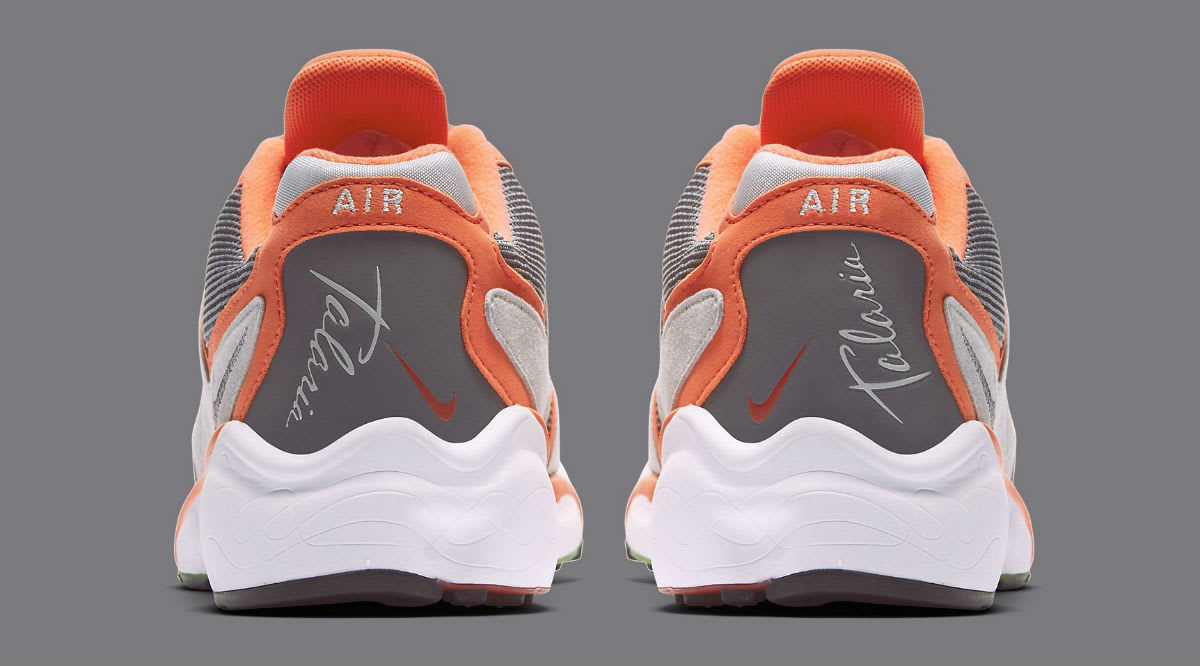 Nike Air Zoom Talaria Cool Grey Orange Release Date Heel 844695-004