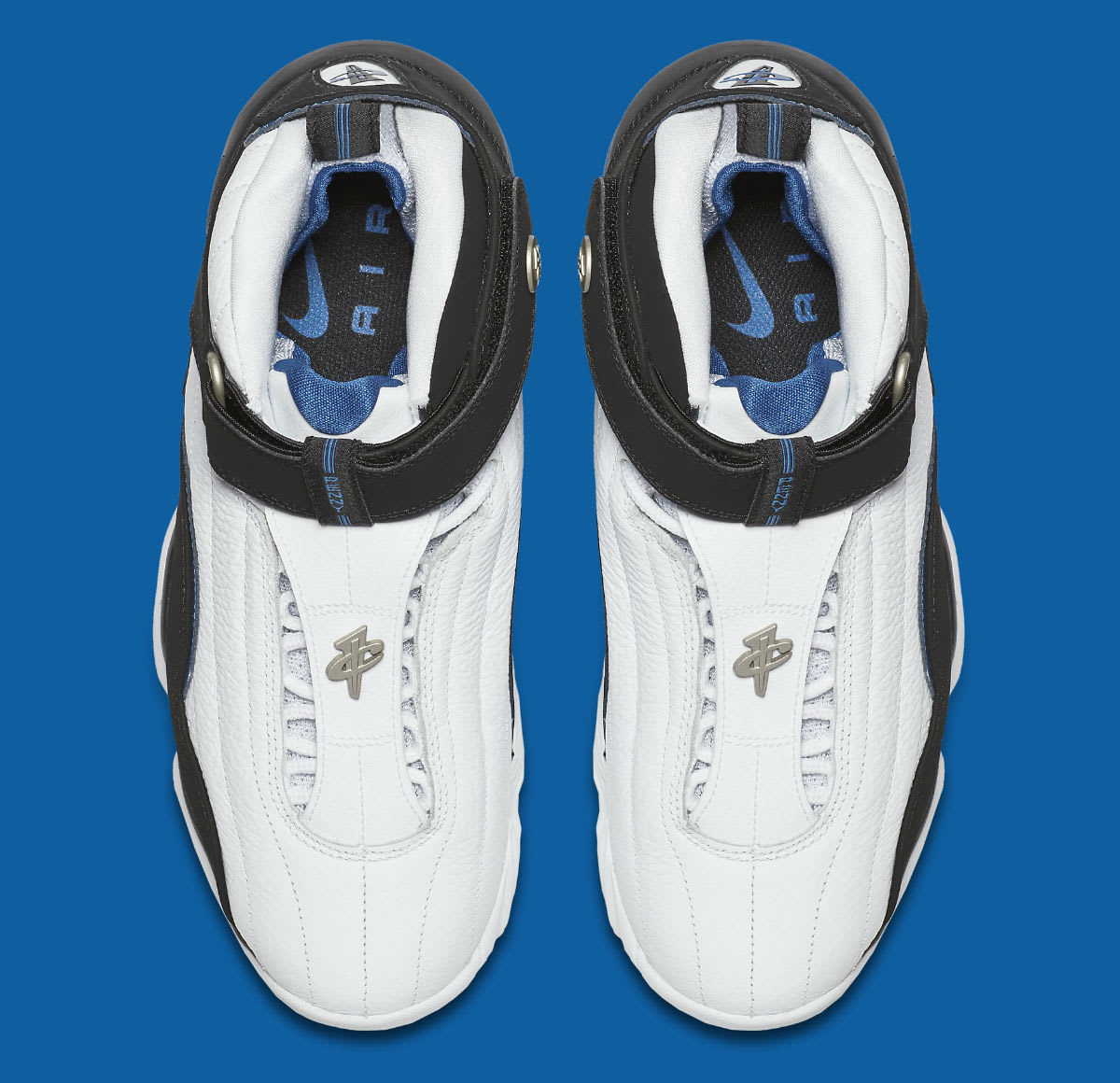 Nike Air Penny 4 OG White Black Blue Release Date Top 864018-100