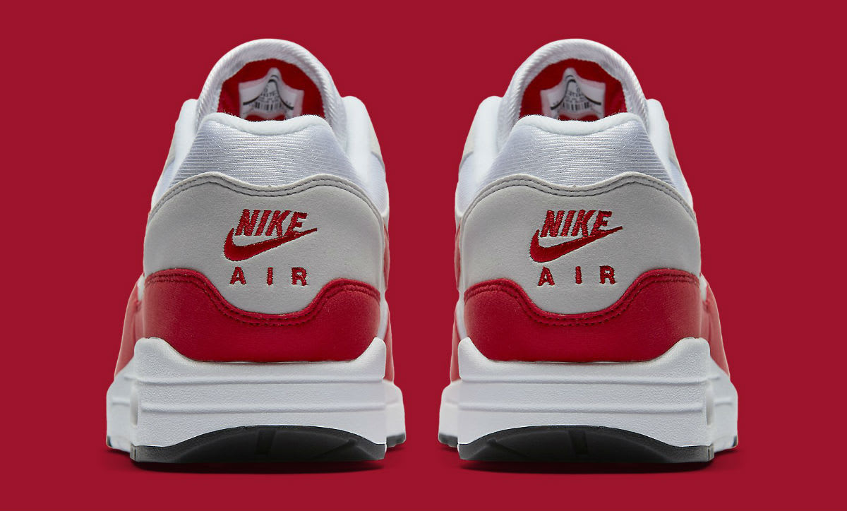 Nike Air Max 1 OG Red Anniversary Release Date Heel 908375-100