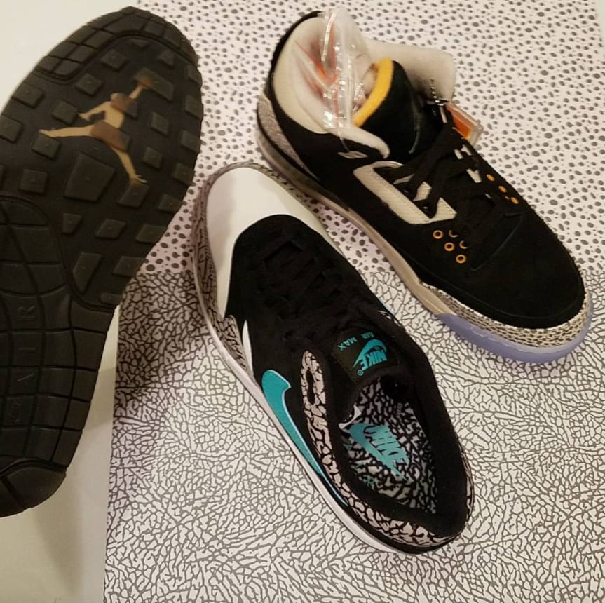 Atmos x Air Jordan 3s Have 'Nike Air' on Back | Complex