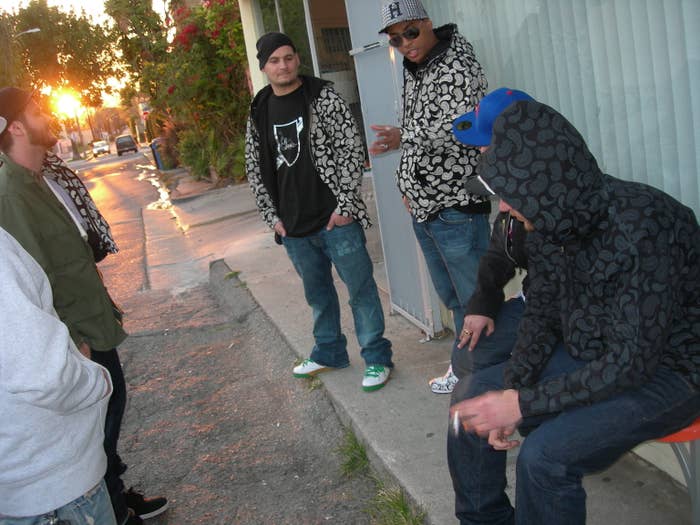 Bobby Hundreds and friends on Fairfax