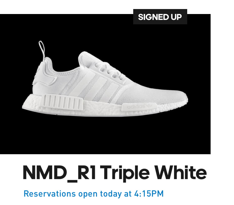 Triple White NMD Restock