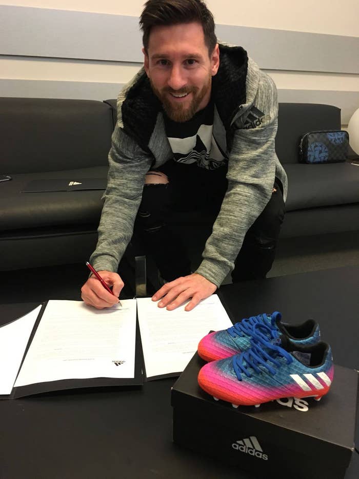 Leo Messi New Adidas Contract 2017