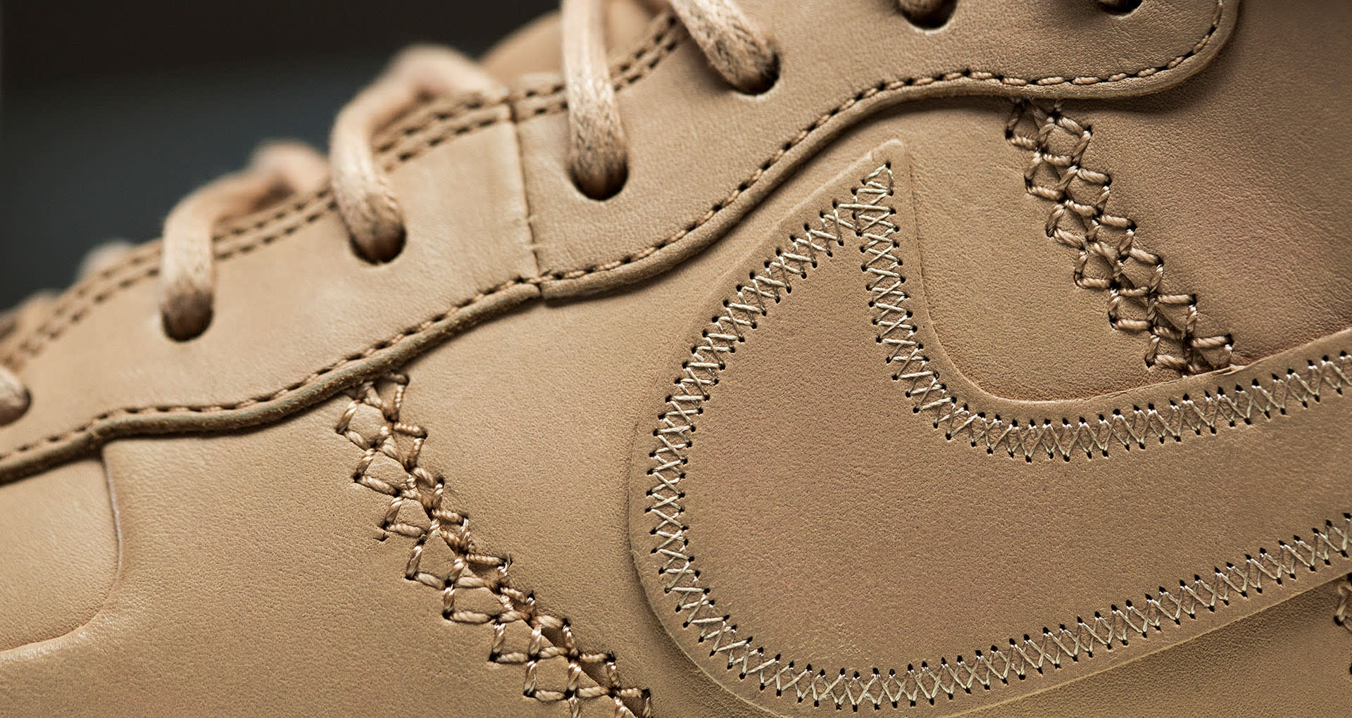 Nike Air Force 1 Sport Luxury Vachetta Tan Leather