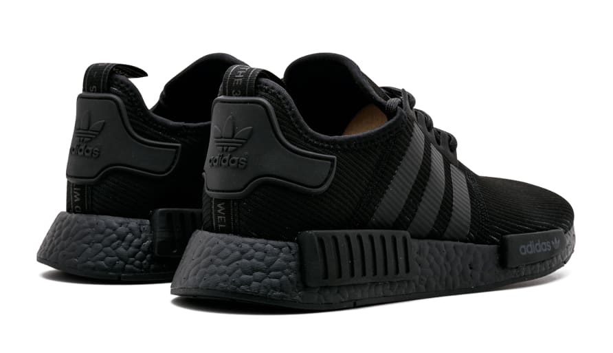 Triple Black Adidas NMD Corduroy BY3123 Heel