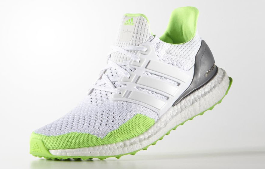 Kolor adidas Ultra Boost White Solar Green (4)