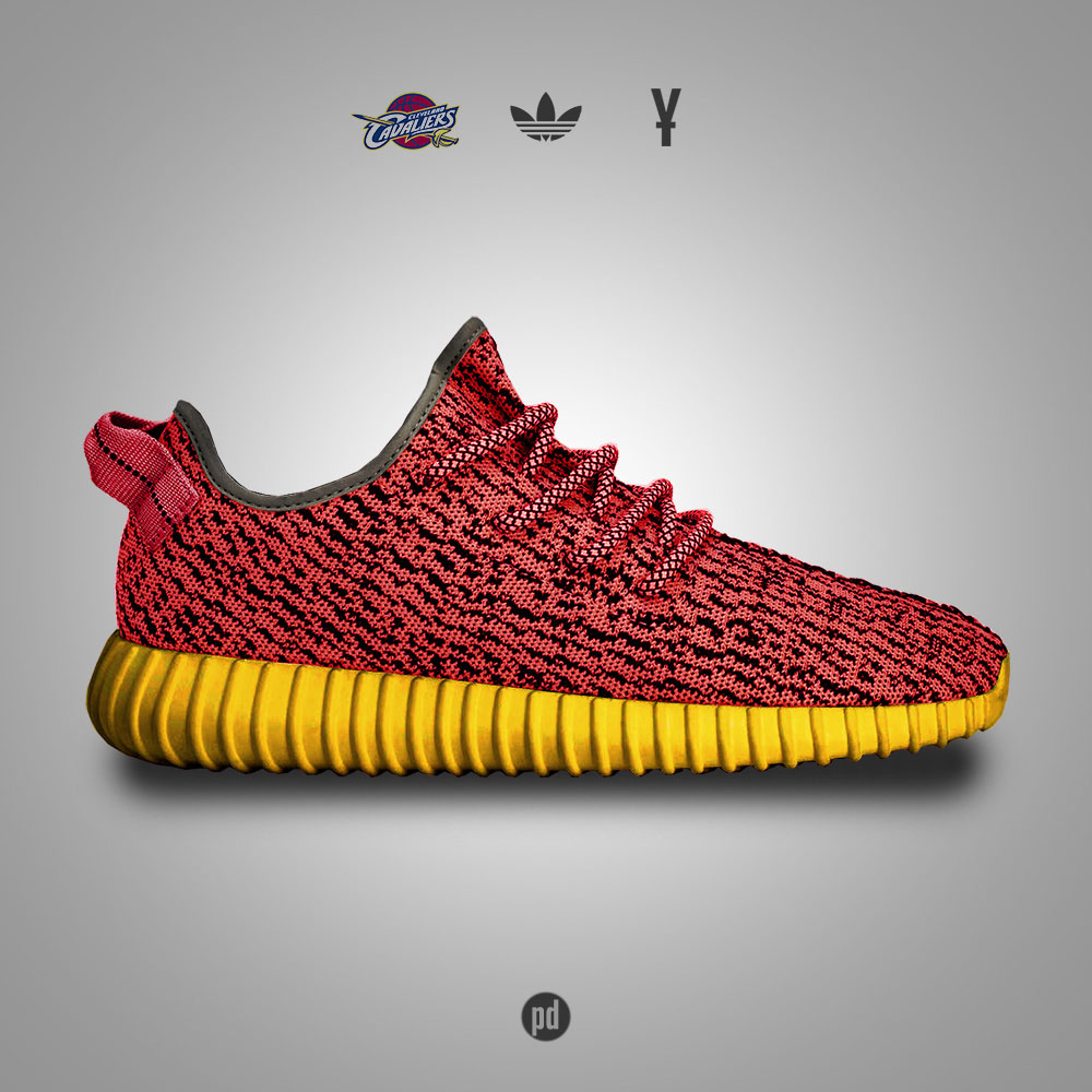 adidas Yeezy 350 Boost for the Cleveland Cavaliers
