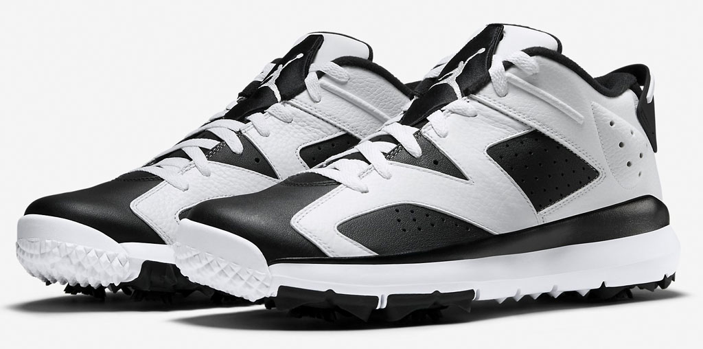 Air Jordan 6 Golf Shoes White/Black (6)
