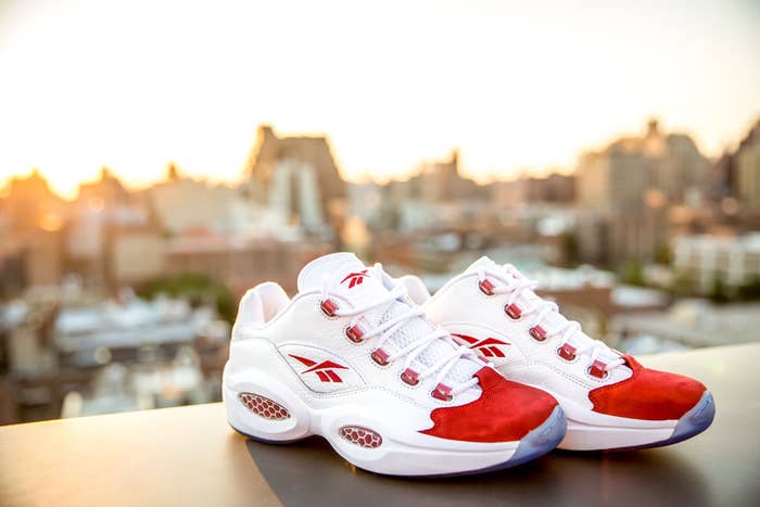 Reebok Question Low White/Red (3)