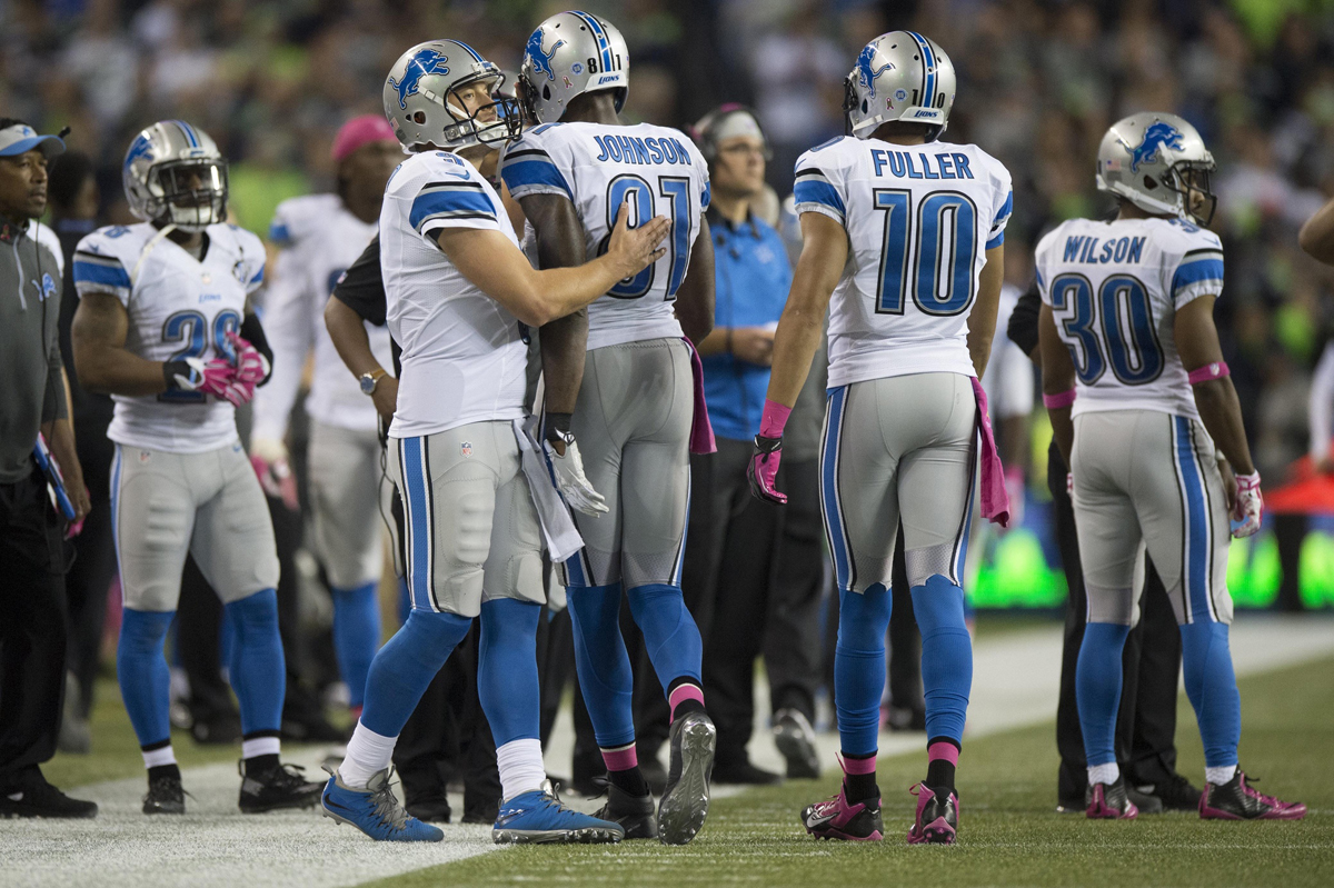 NFL Fines Matthew Stafford Nearly $6,000 for Wearing Blue Cleats