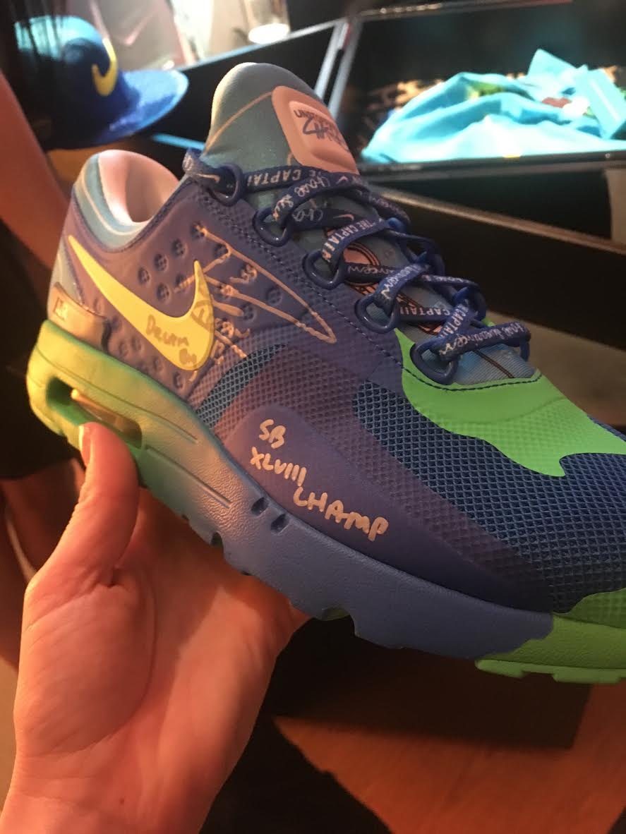 Nike Air Max Zero Doernbecher by Chase Swearinger Signed by Russell Wilson