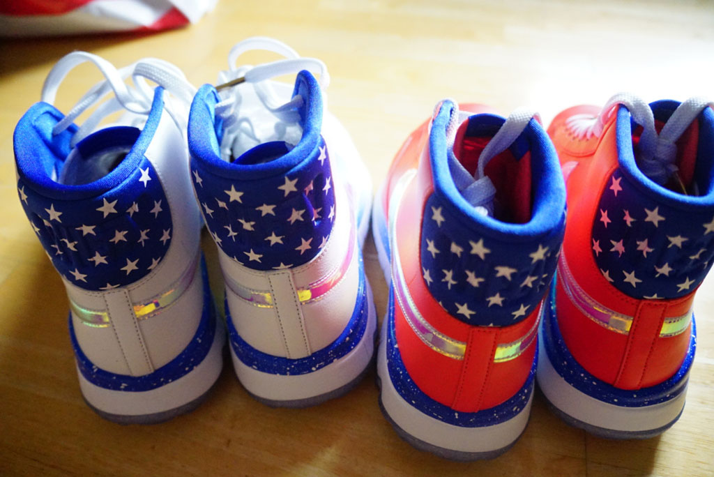 Michelle Wie&#x27;s &#x27;USA&#x27; Nike Blazer Golf Shoes (3)