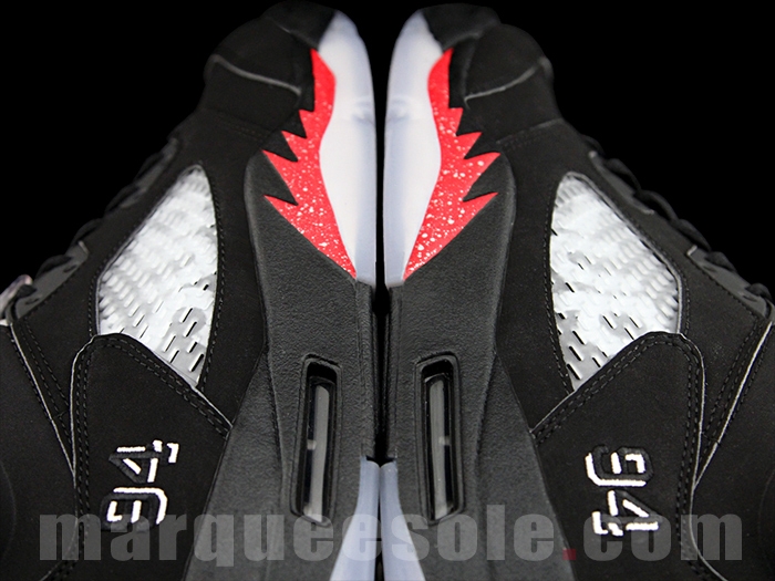 Supreme x Air Jordan 5 Retro Black 824371-001 (5)