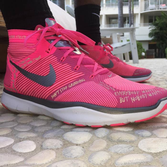 Nike Hustle Hart Pink Breast Cancer Awareness Shoes
