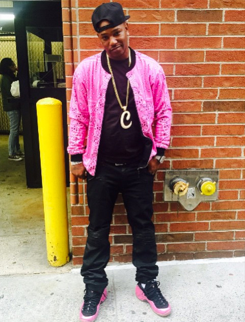 Cam&#x27;ron wearing the Nike Air Foamposite One Pink