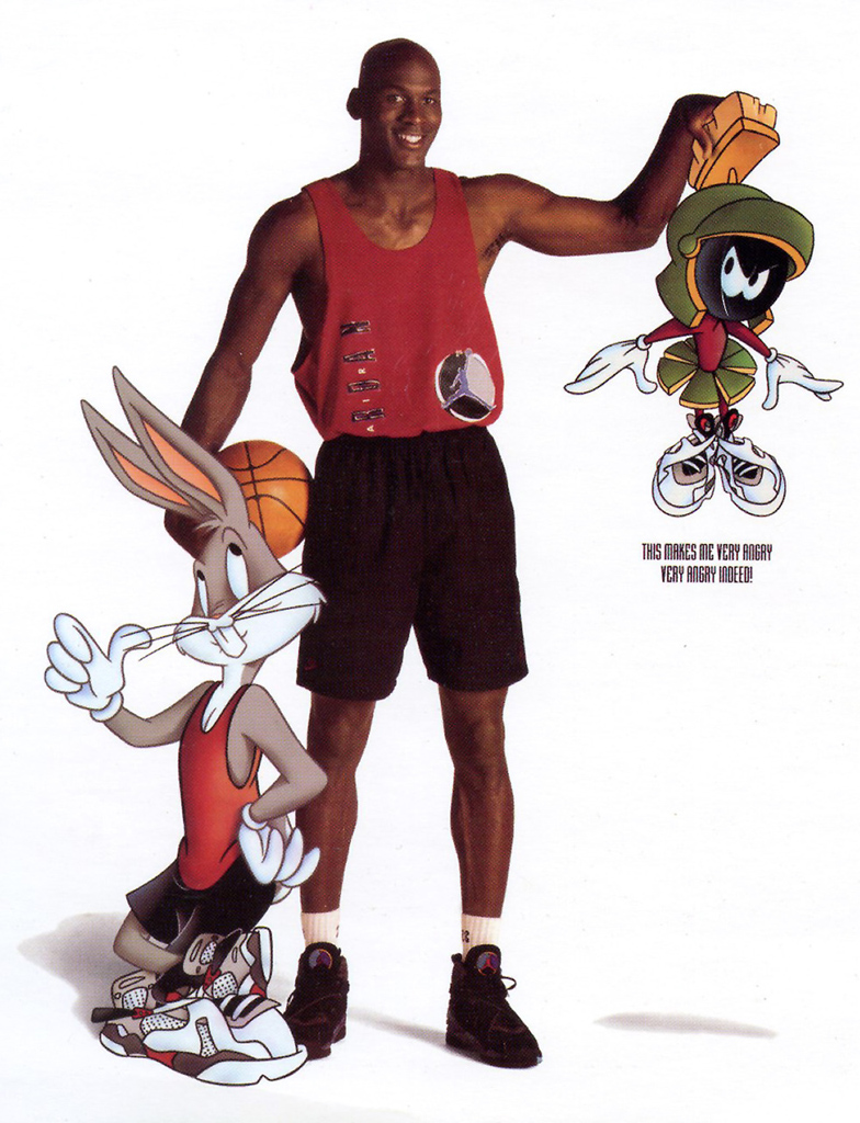 Michael Jordan &#x27;Marvin the Martian&#x27; Nike Air Jordan Poster (1993)
