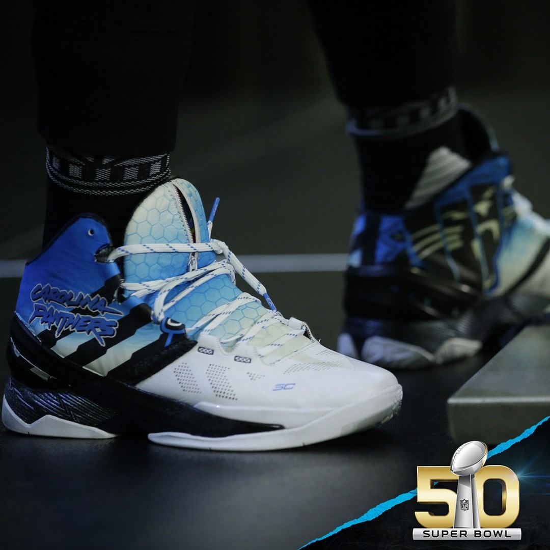 Cam Newton Superman Under Armour Curry Shoes (2)