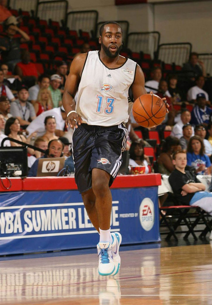 What Pros Wear: James Harden's Nike Hyperfuse 2010 Shoes - What Pros Wear