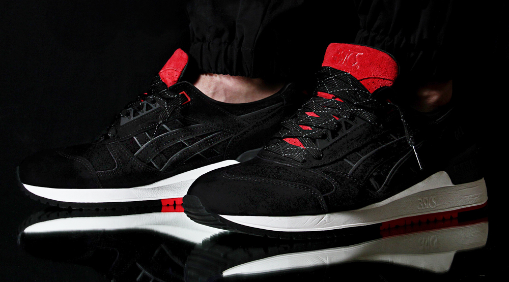 Asics gel respector outlet black/black