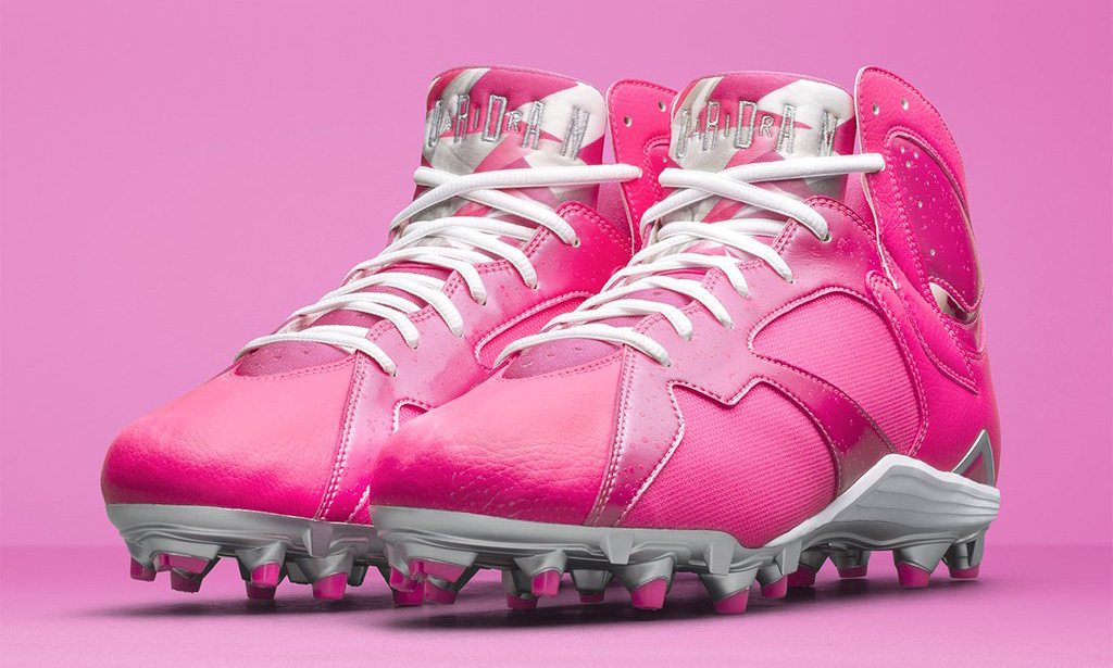 Jordan Celebrates Breast Cancer Awareness With Pink Cleats