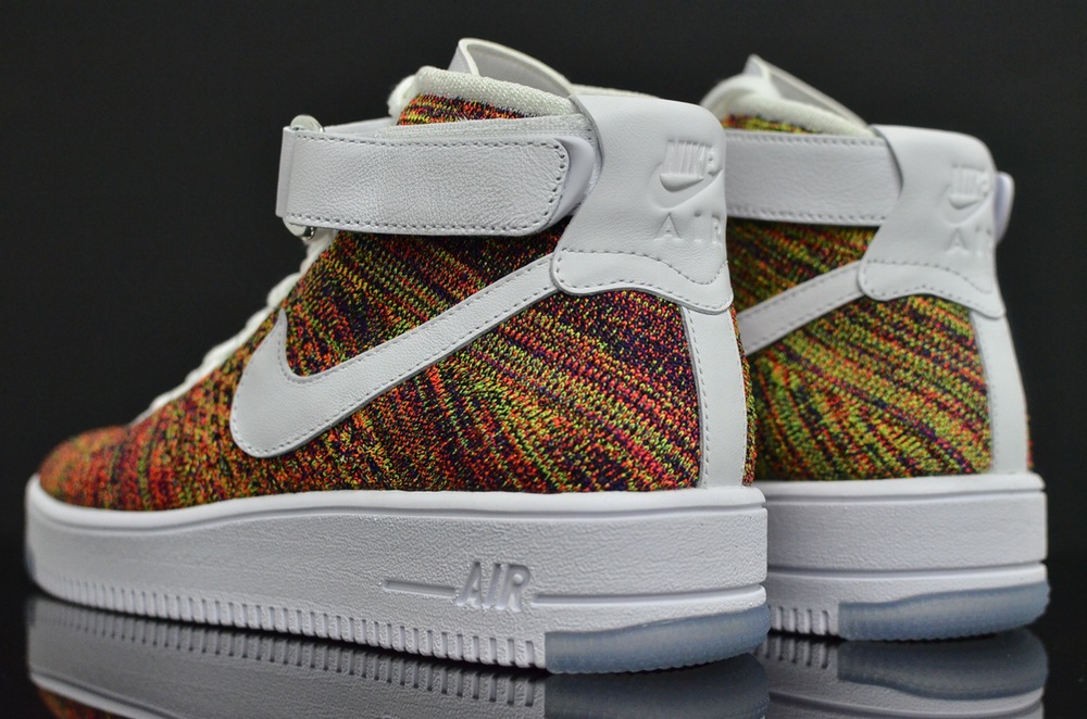 Multicolor Nike Air Force 1 Flyknit 817420-700 (15)