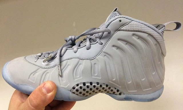 They Made Grey Suede Nike Foamposites for Kids Complex