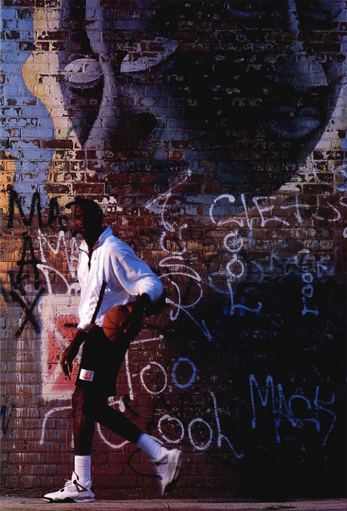 Michael Jordan &#x27;Graffiti&#x27; Nike Air Jordan Poster (1989)