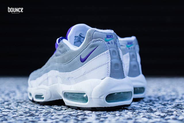 Nike Air Max 95 LV8 White/Court Purple Release, Drops