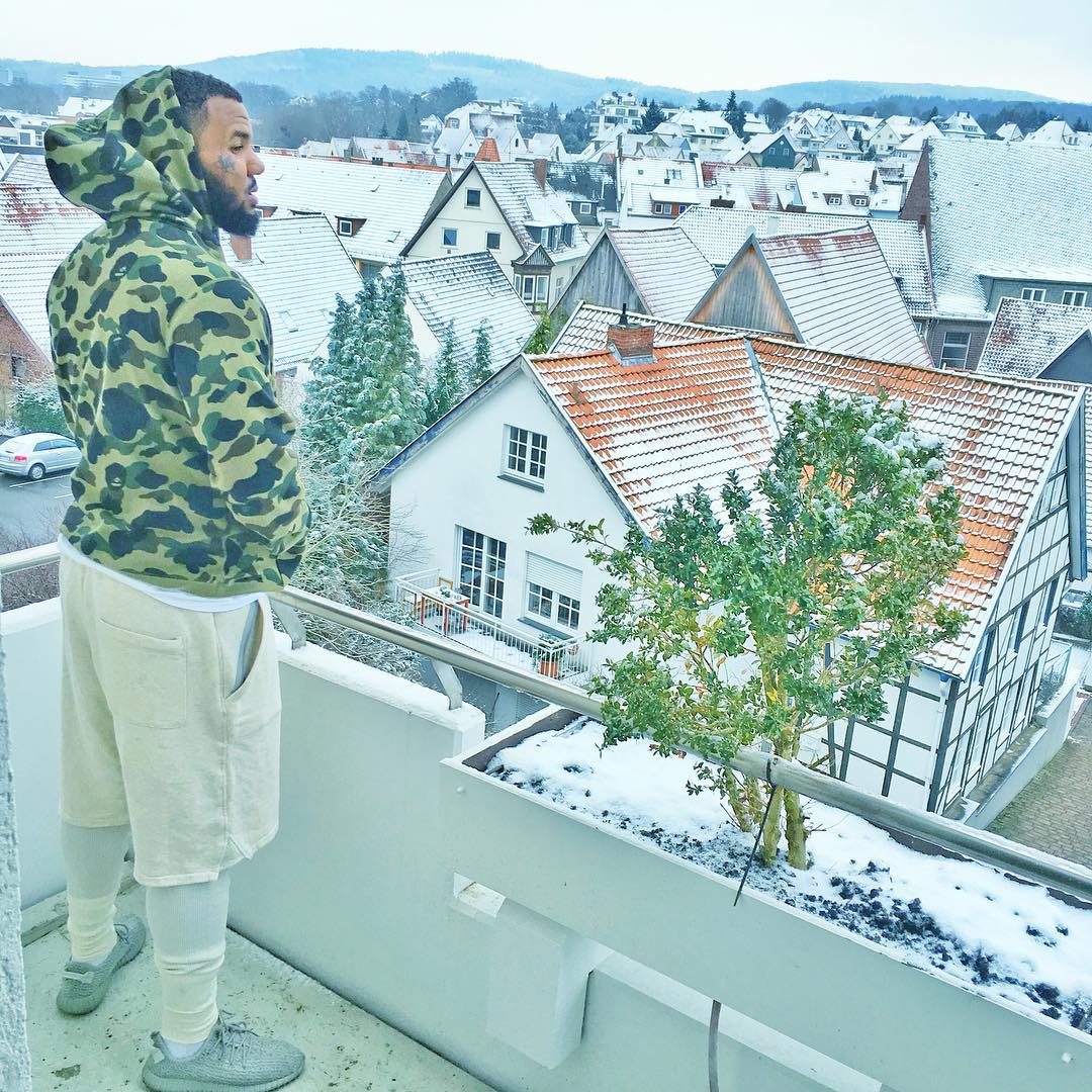 The Game Wearing the &#x27;Moonrock&#x27; adidas Yeezy 350 Boost