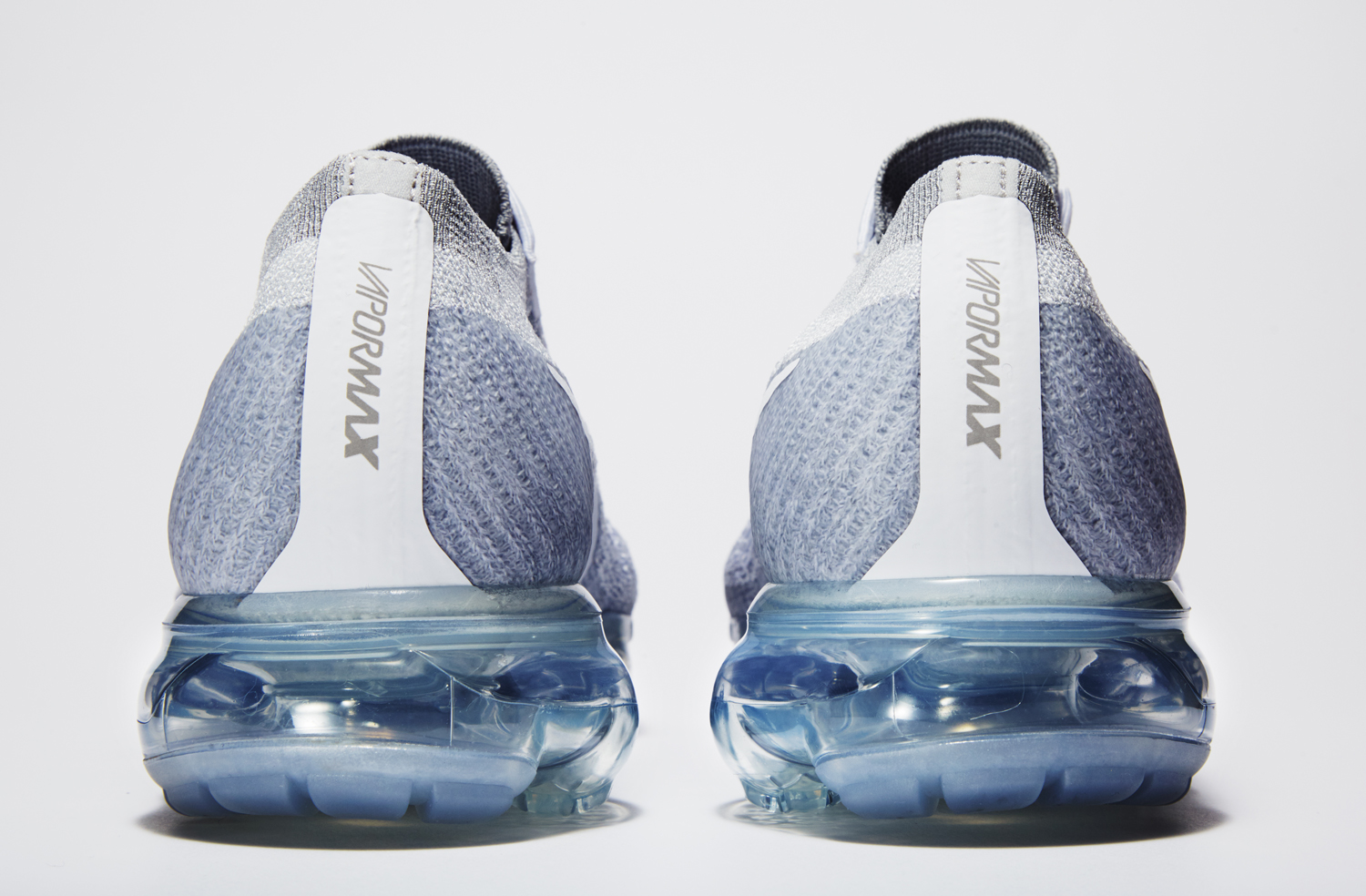 White Nike Air VaporMax Comme des Garcons Heel