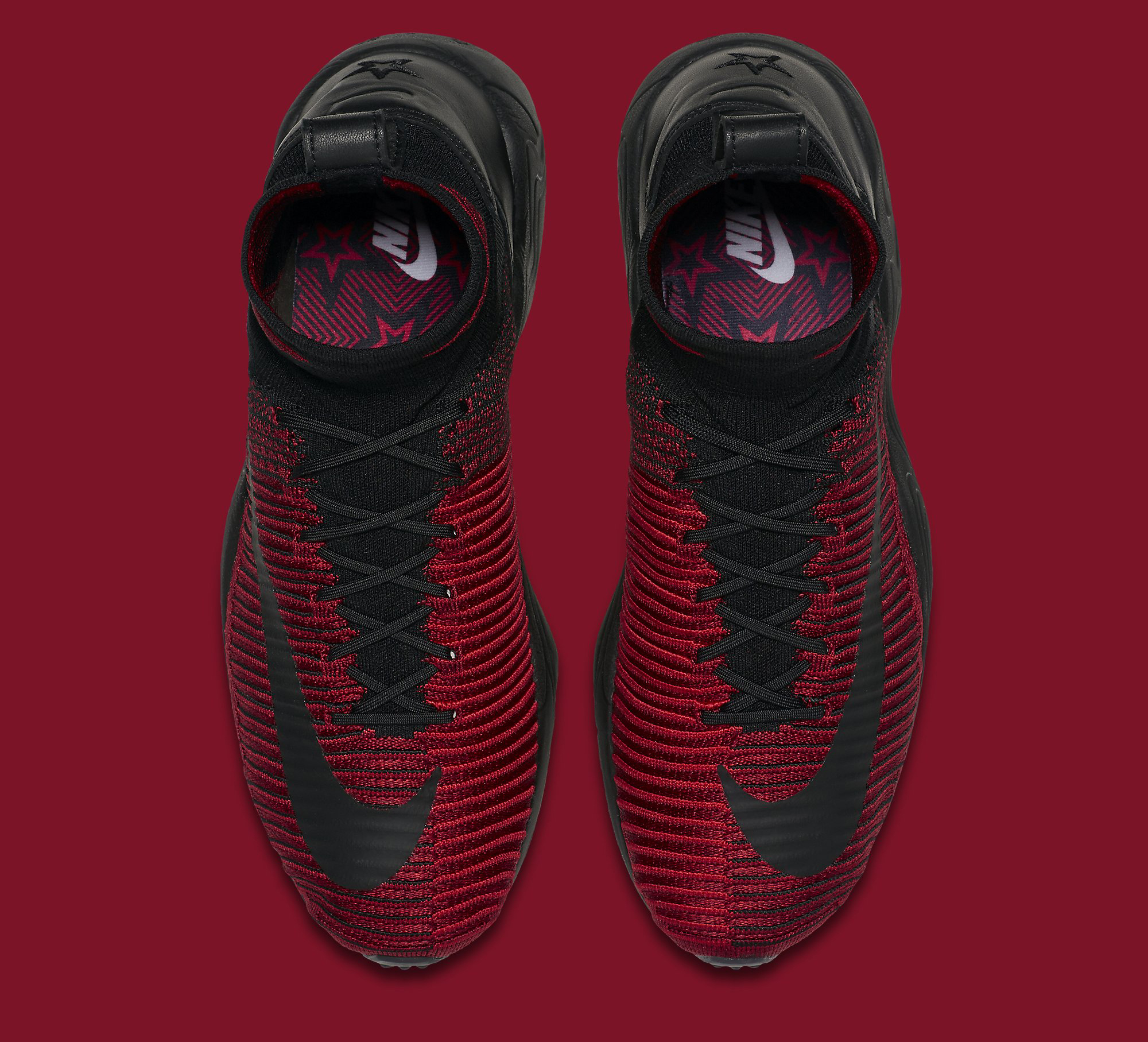 Nike Zoom Mercurial Flyknit Red Black Top