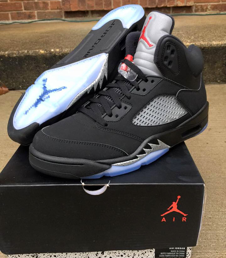 Air Jordan 5 OG 'Metallic' 2016 - Air Jordan - 845035 003 - black/metallic  silver