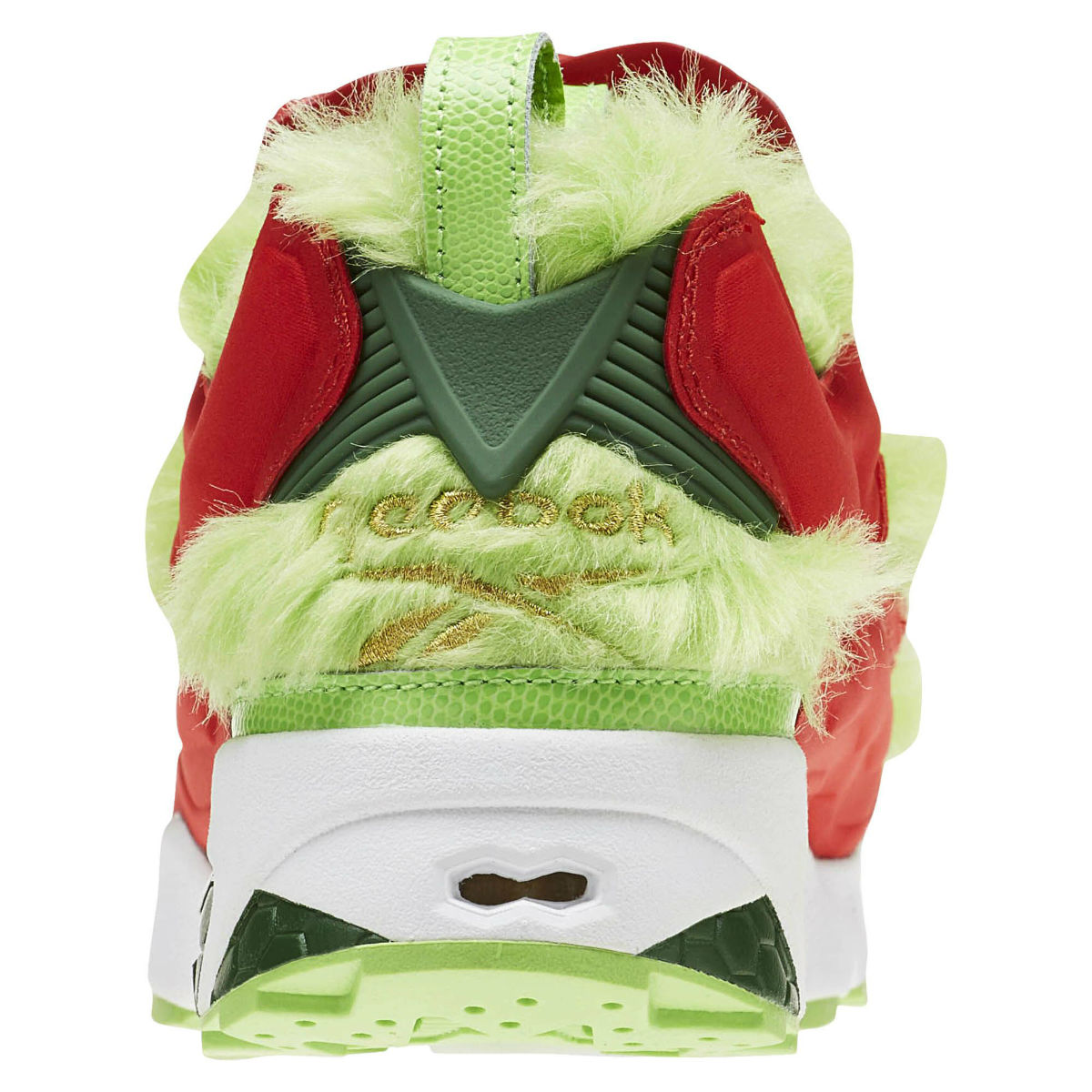 Reebok Instapump Fury Grinch Release Date Heel BD4758