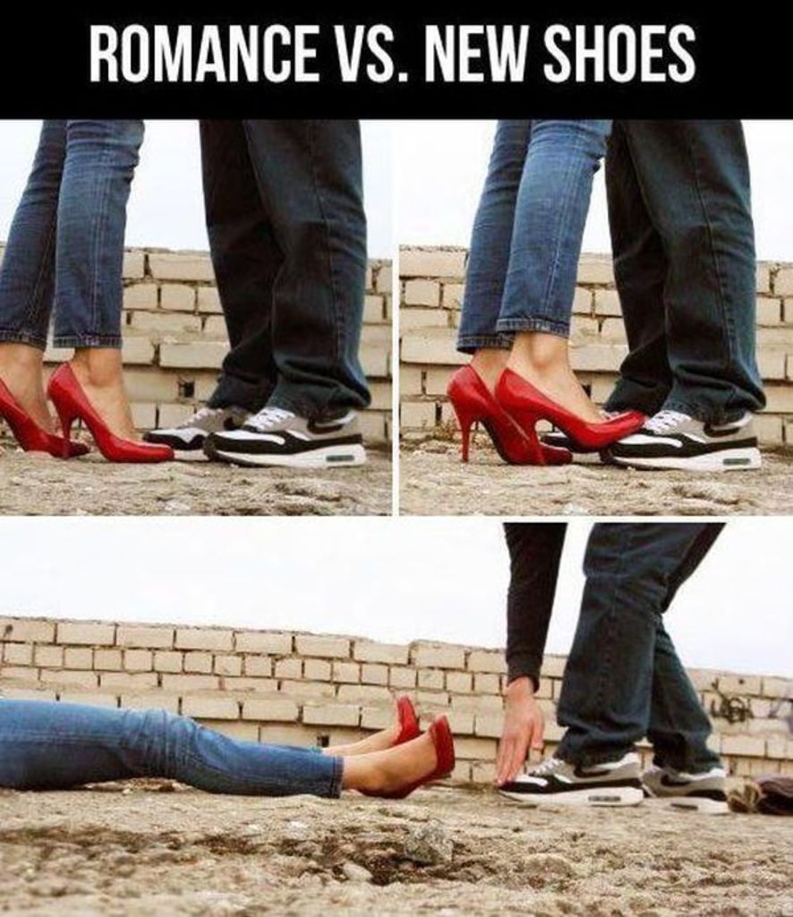 Guy Pushes Girlfriend for Stepping On His Nike Air Max 1