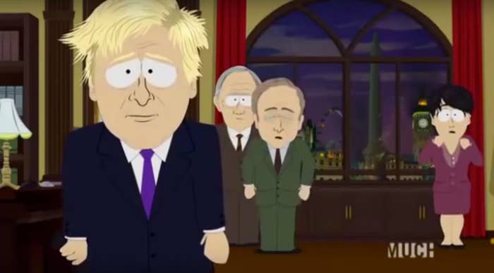 Boris Johnson in South Park