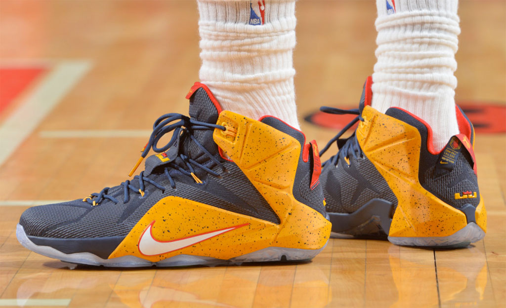 Lebron 12 discount yellow